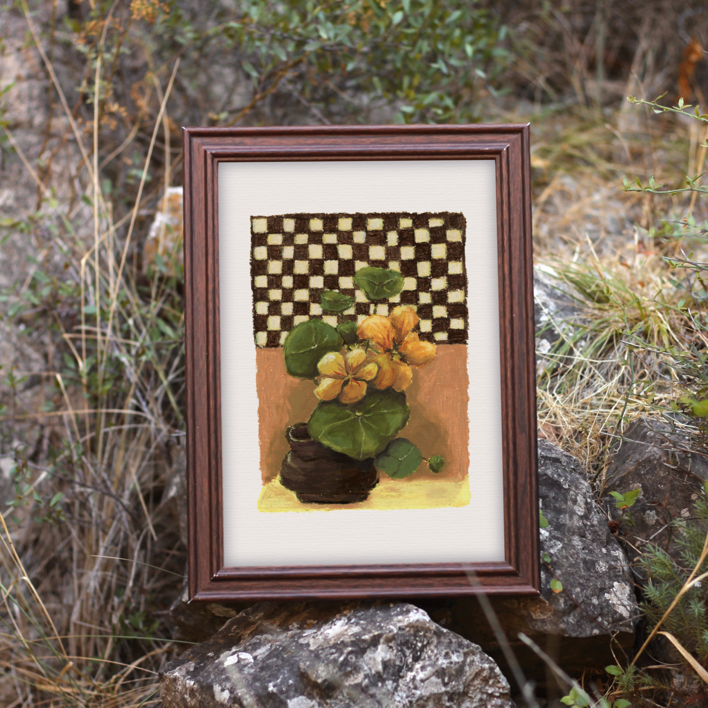Nasturtium Jar 02 Print