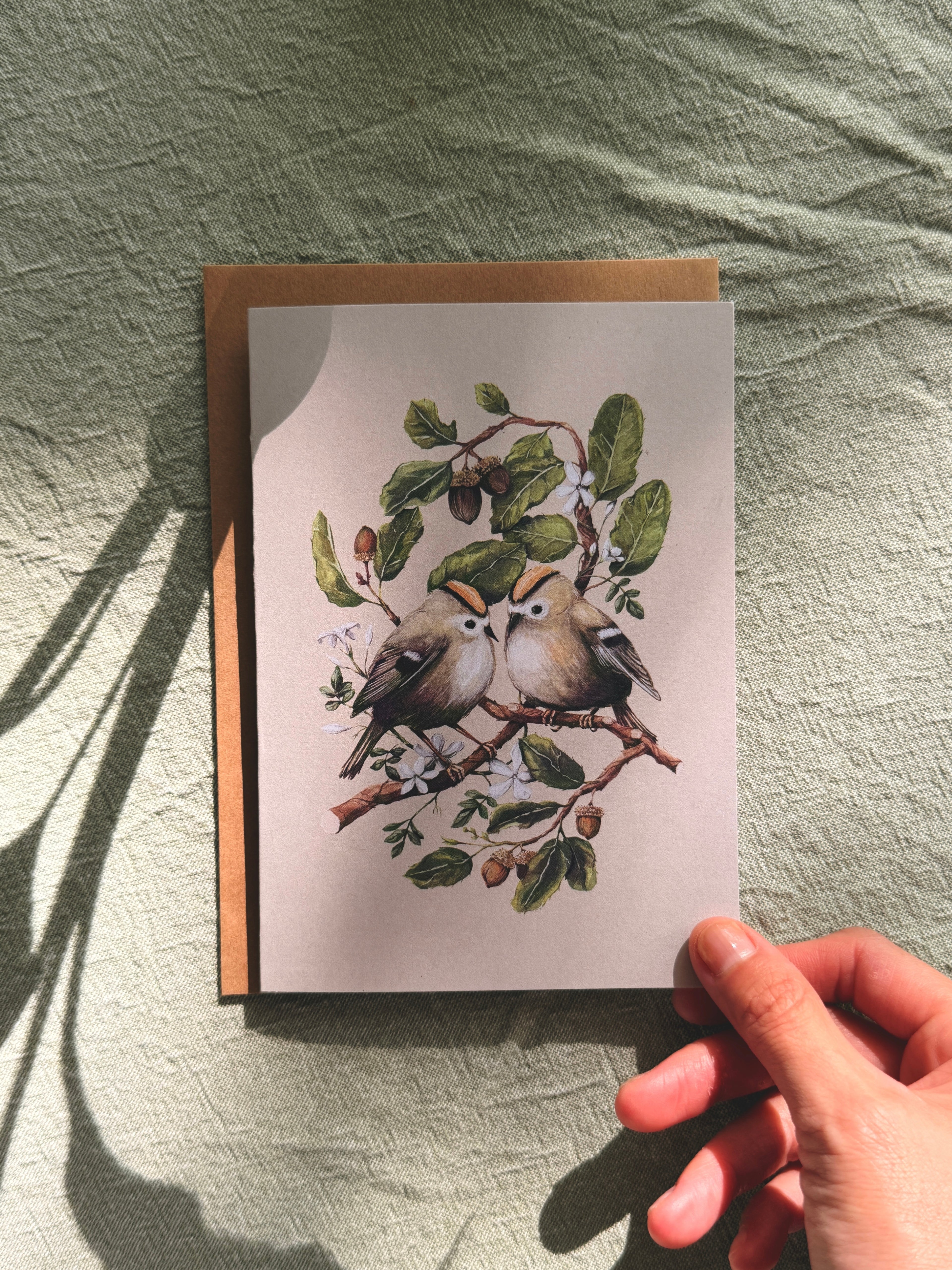 Earth Birds Greeting Card