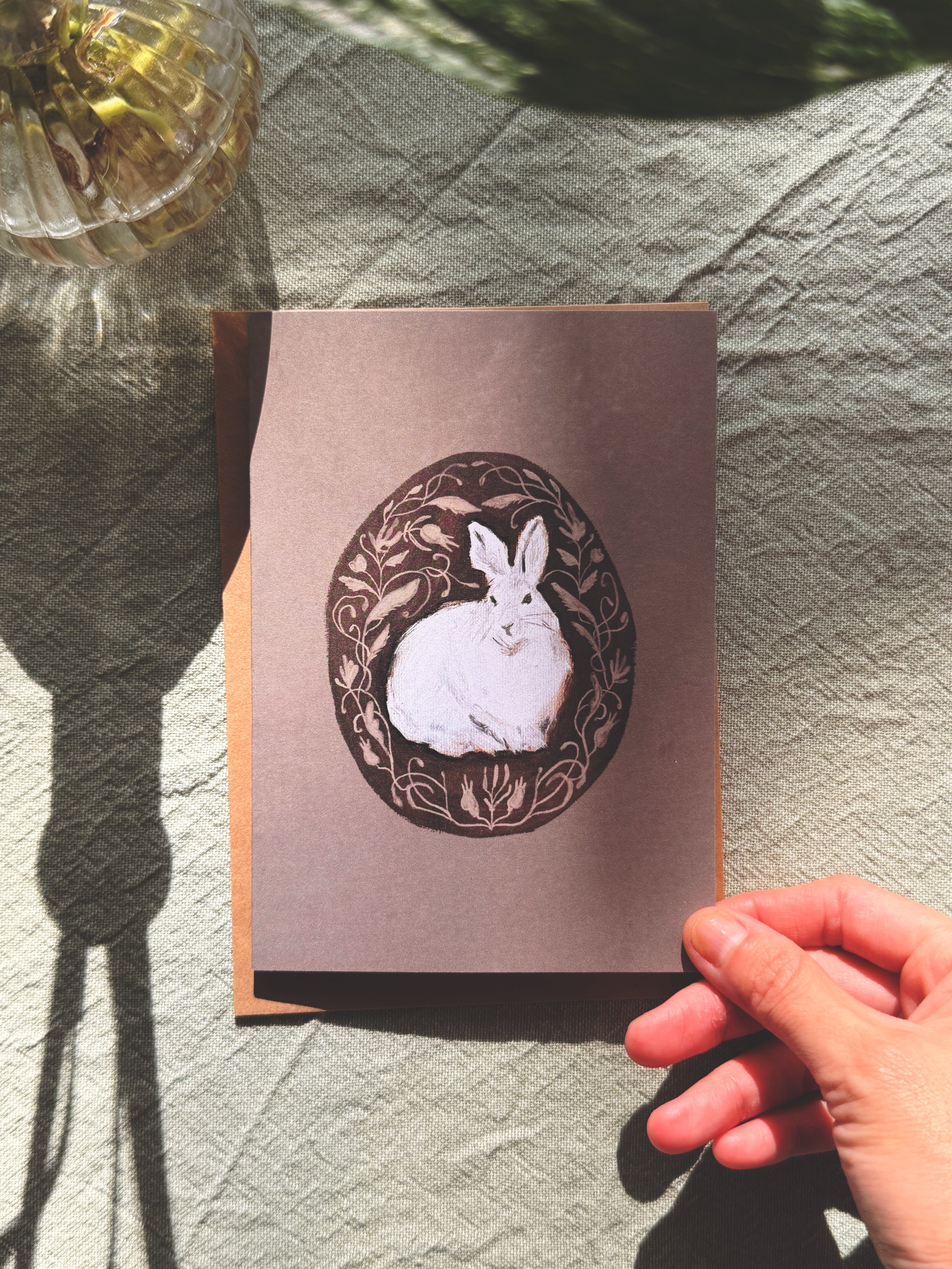 Artic Hare Greeting Card