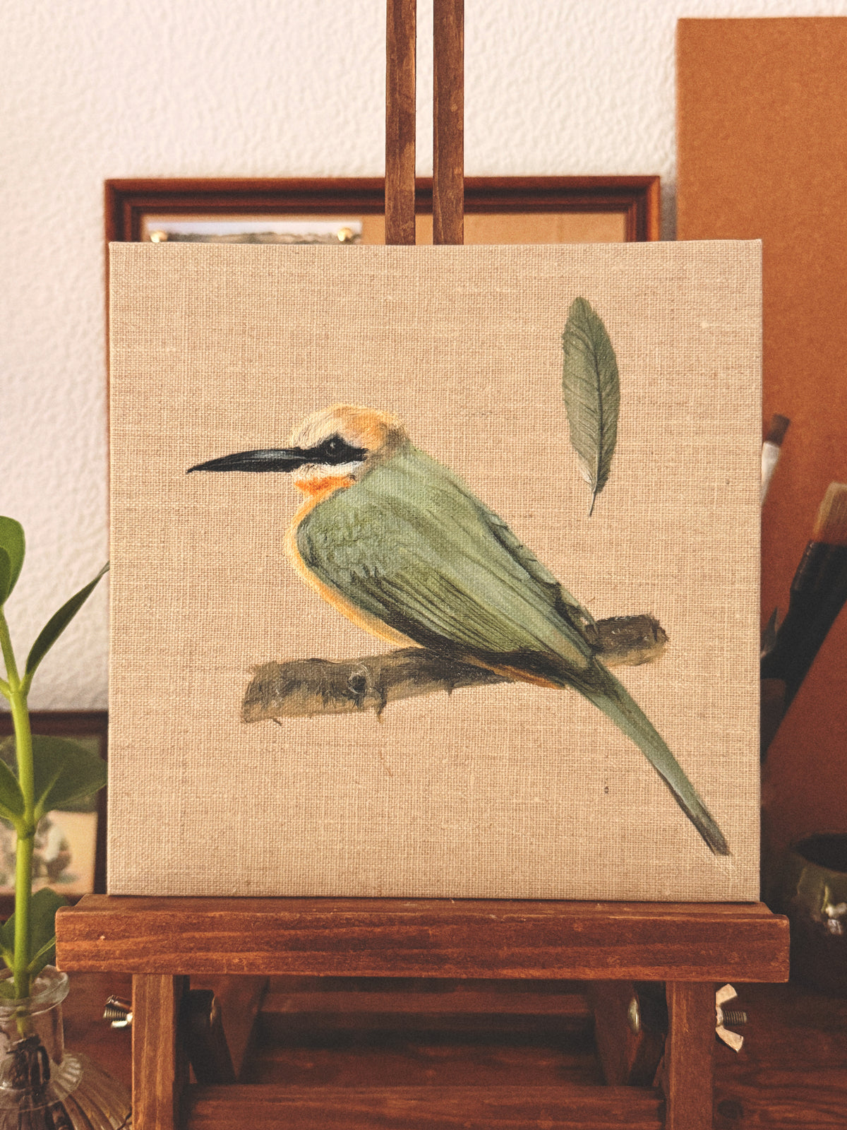 "the white-throated bee-eater" Original