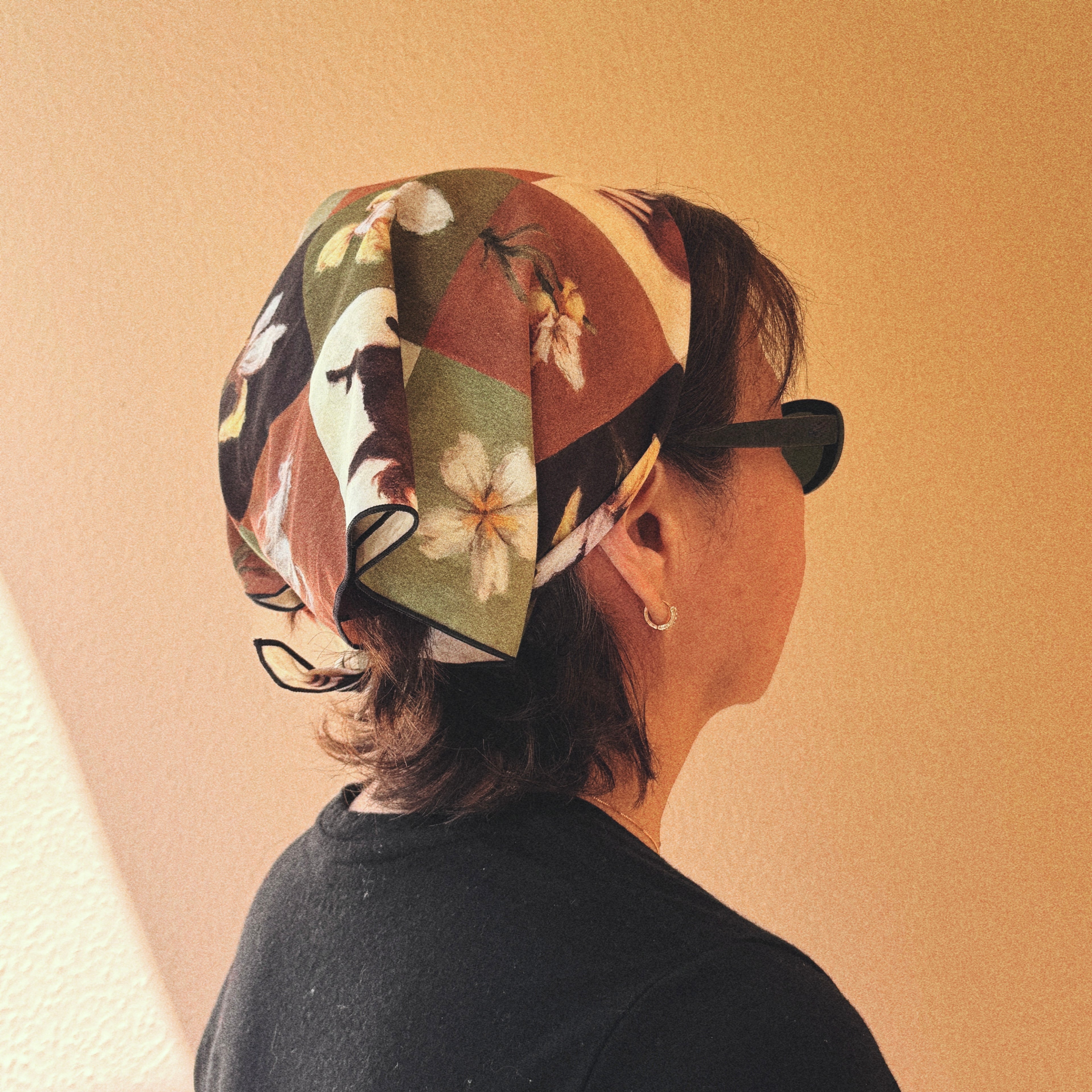 Horse Fields Cotton Silk Scarf (First Prototype)
