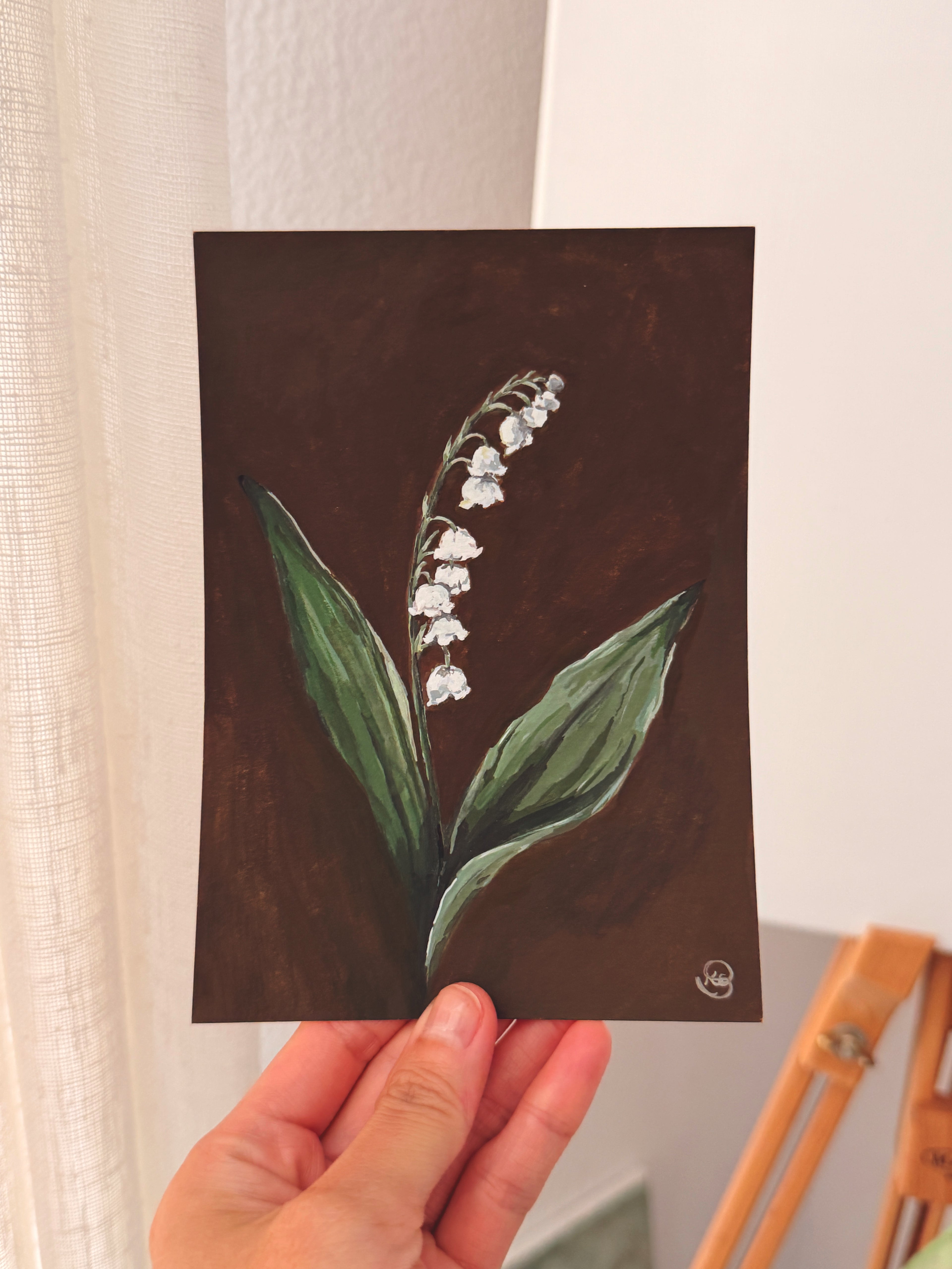 Lily-of-the-Valley Study 03 Original (A6)