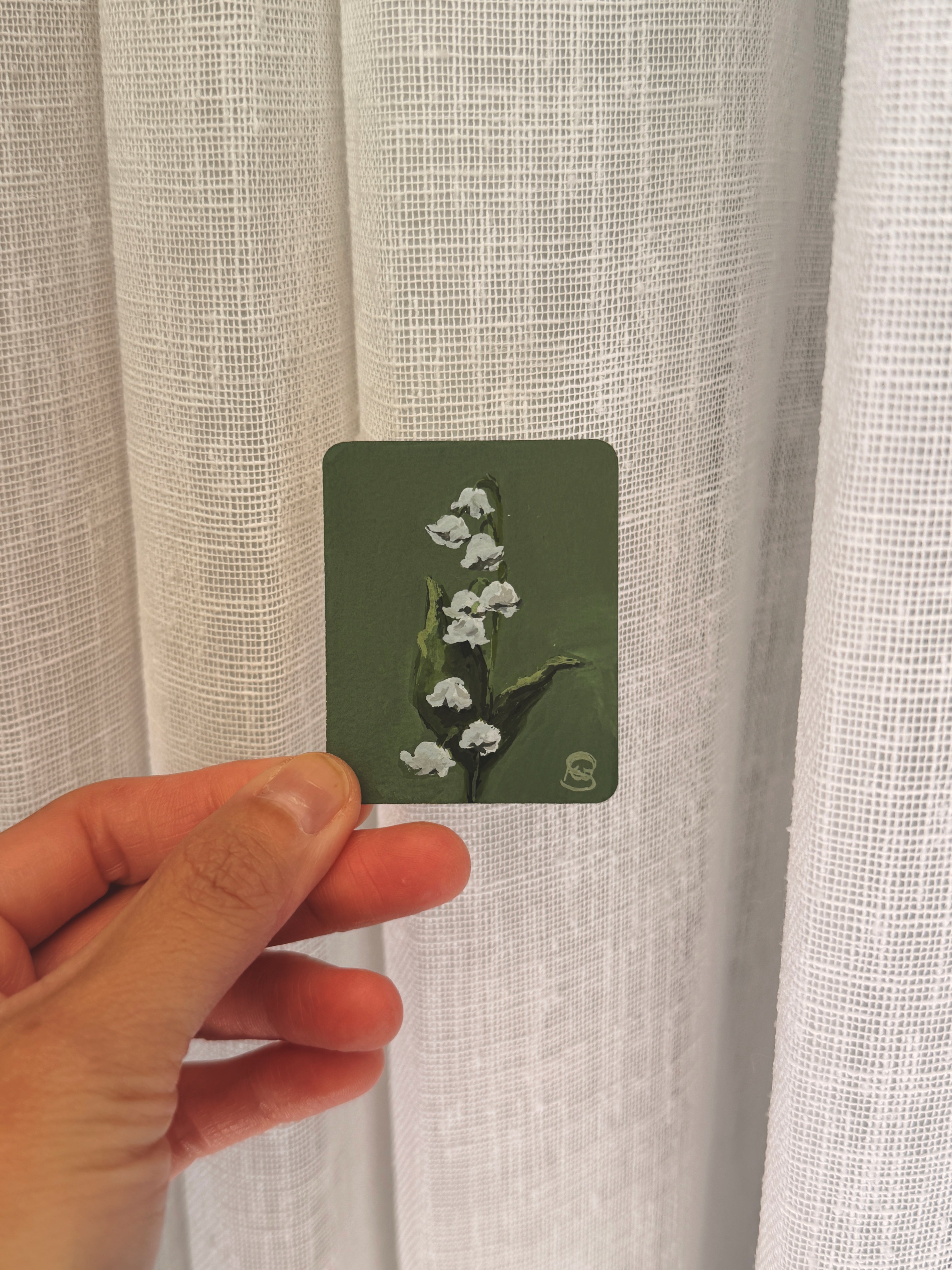 Lily-of-the-Valley 01 Mini Original (4x5cm)