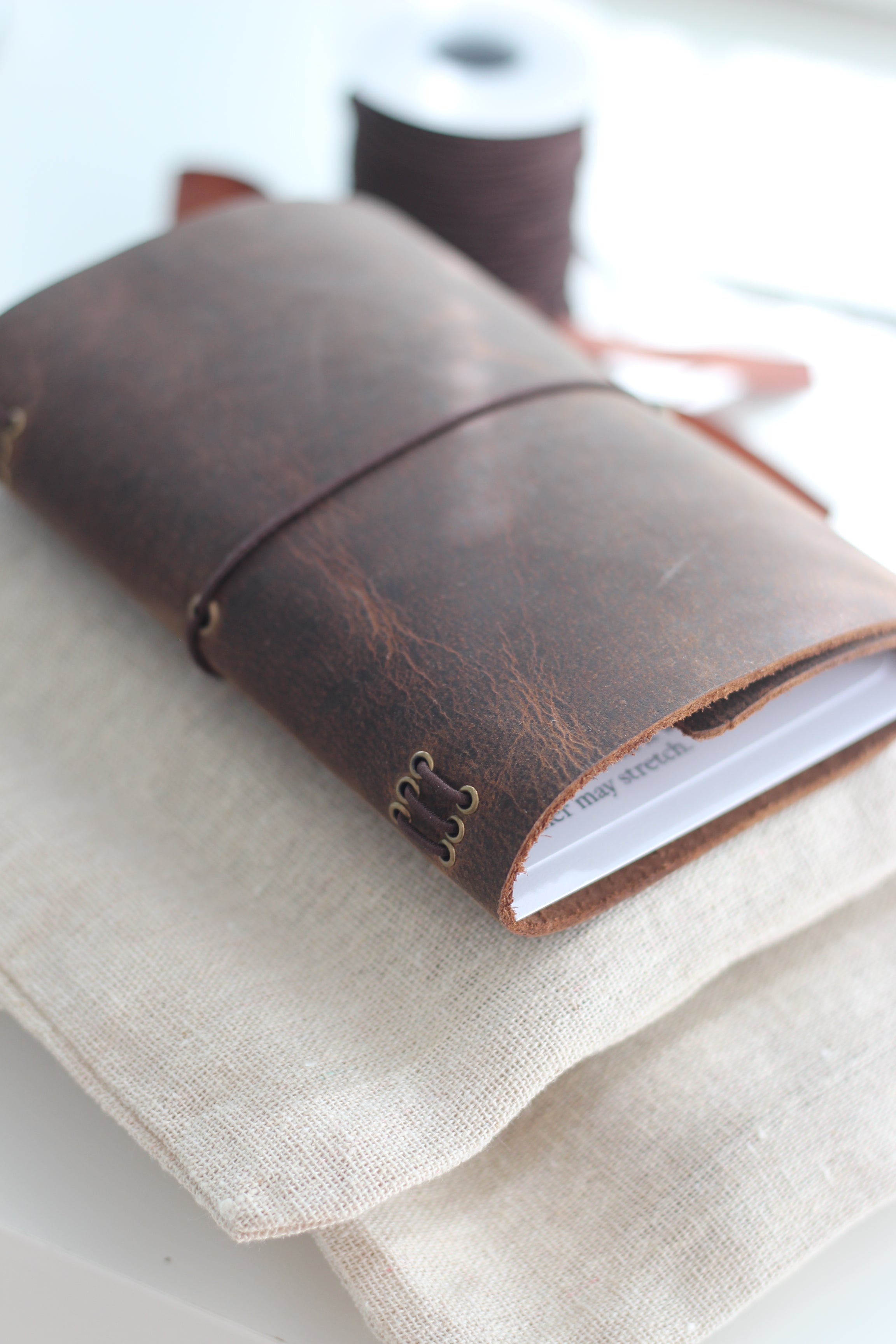 Handmade Leather Traveler’s Notebook Cover