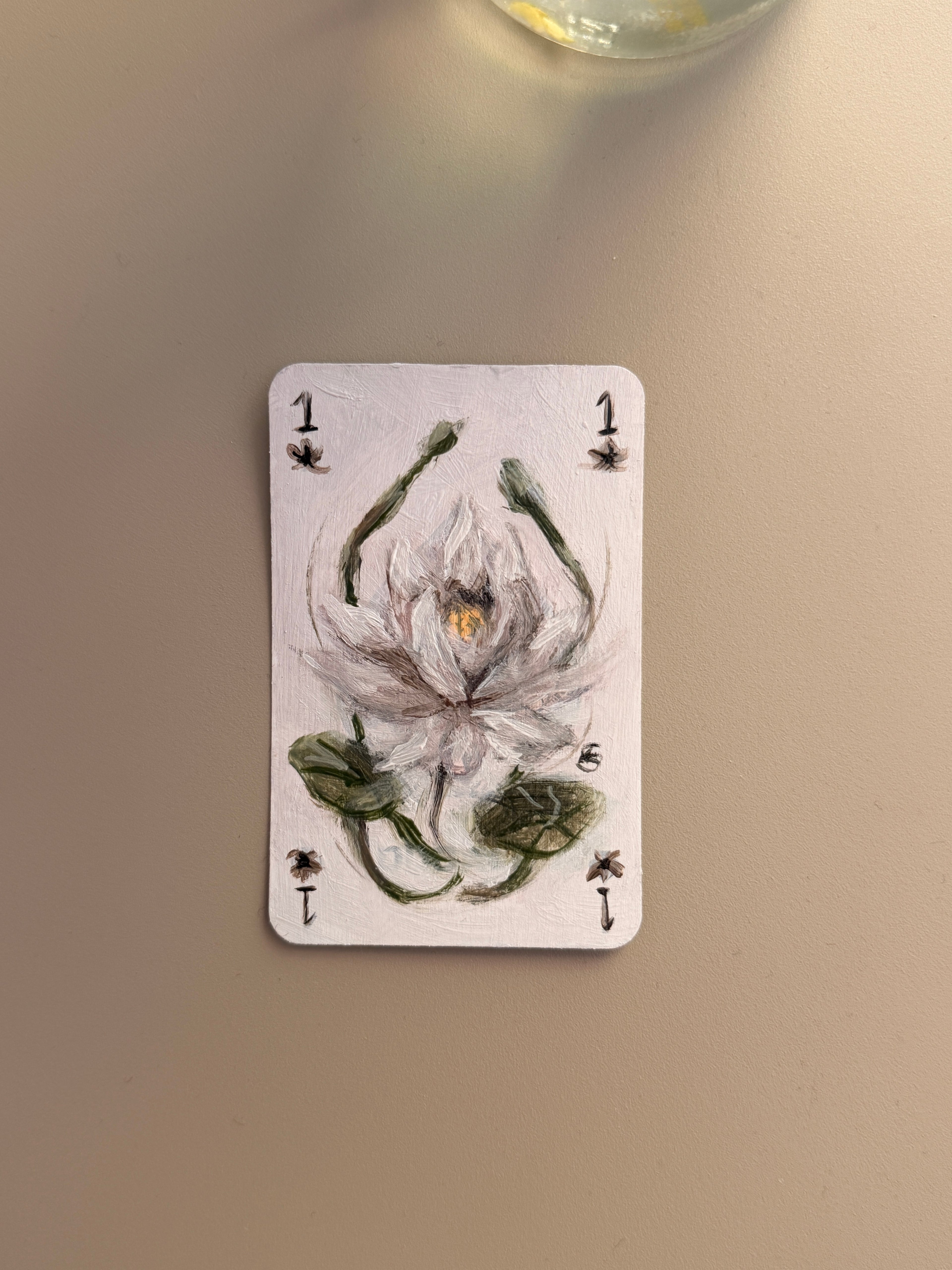 Die 10 der Maiglöckchen Spielkarte Original (6x9cm)