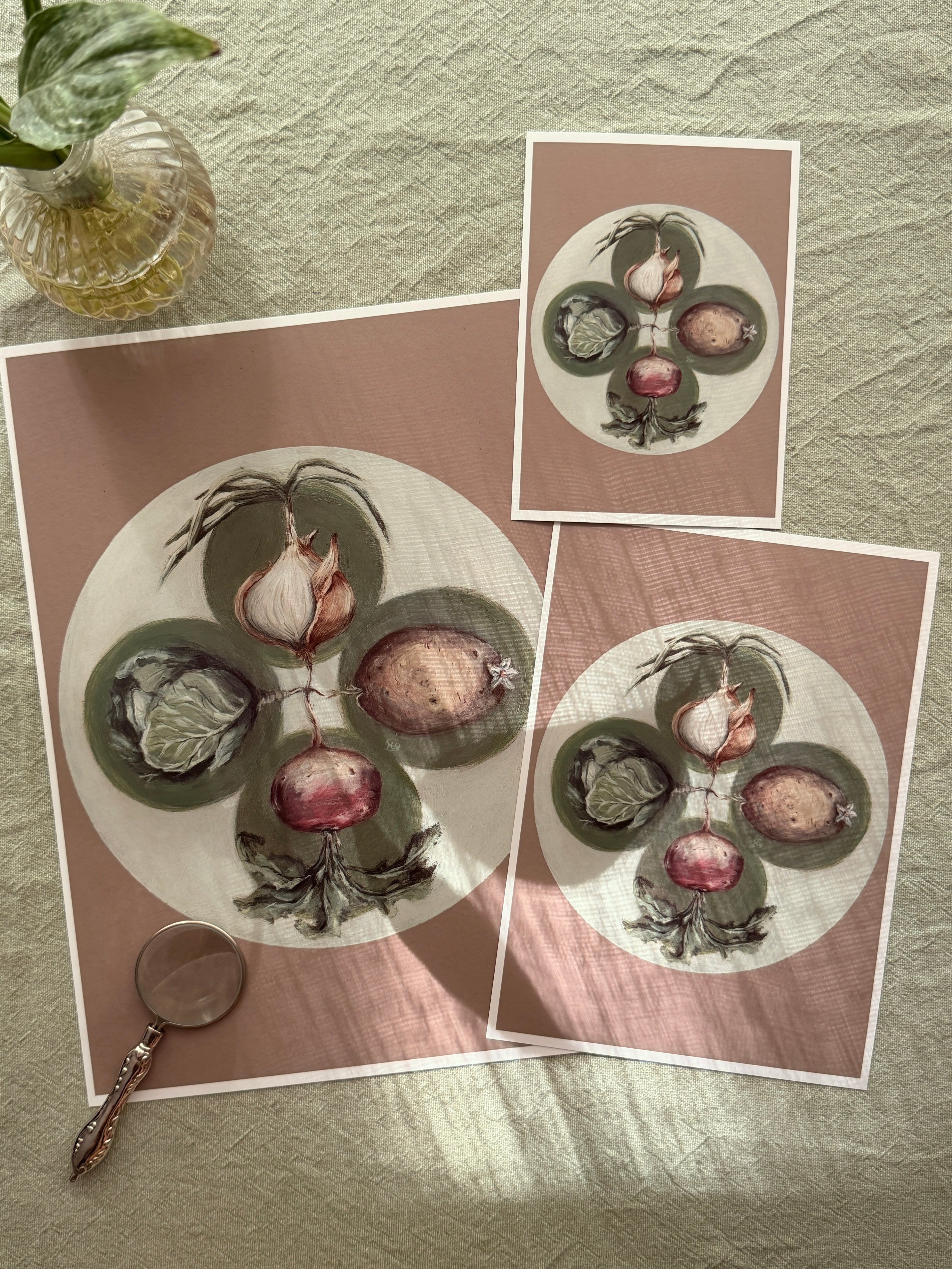 "the rooted garden" print