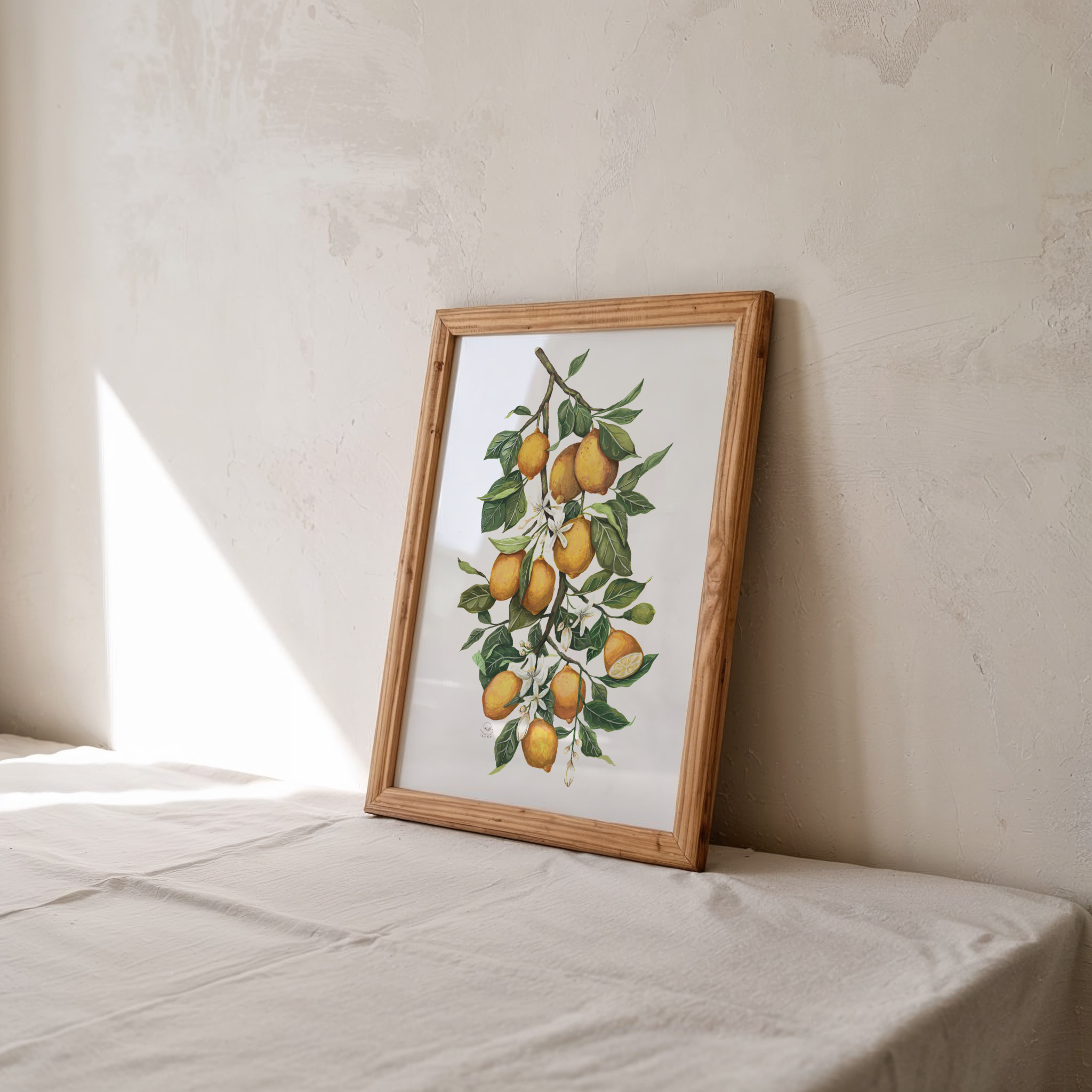 Lemon Branch Print