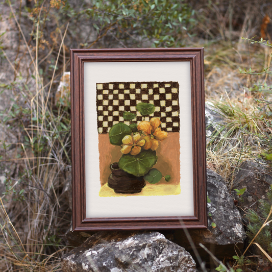 Nasturtium Jar 02 Print
