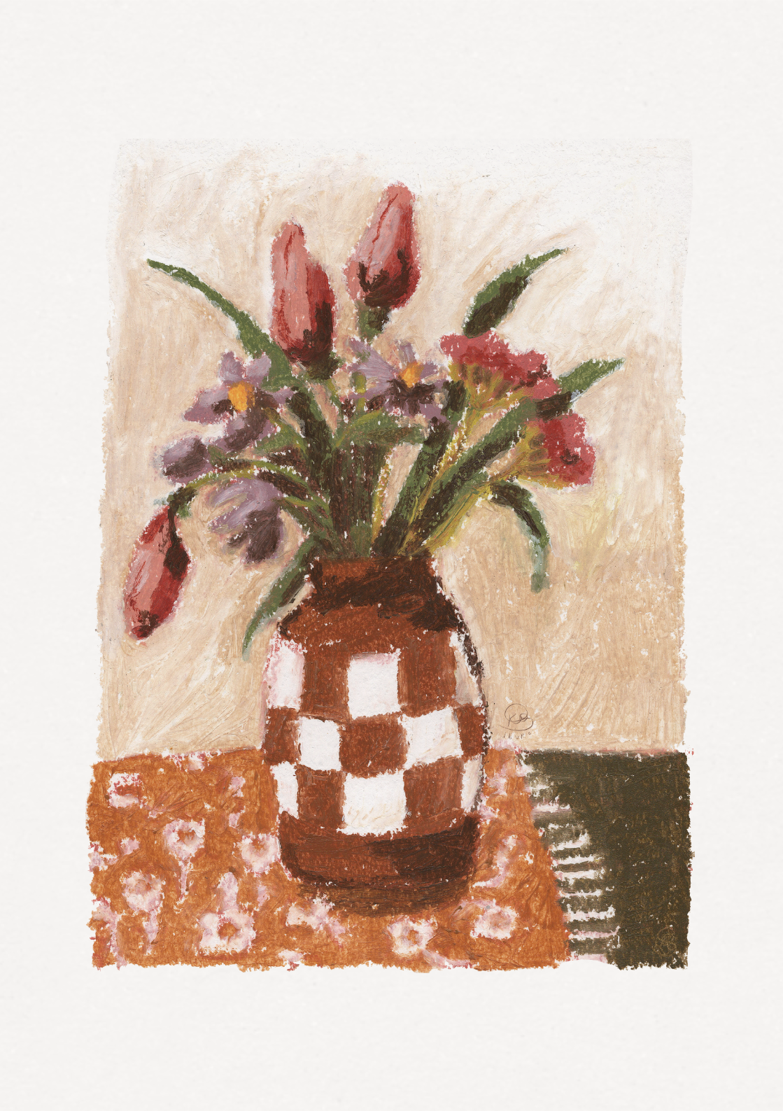Flower Jar 01 Print