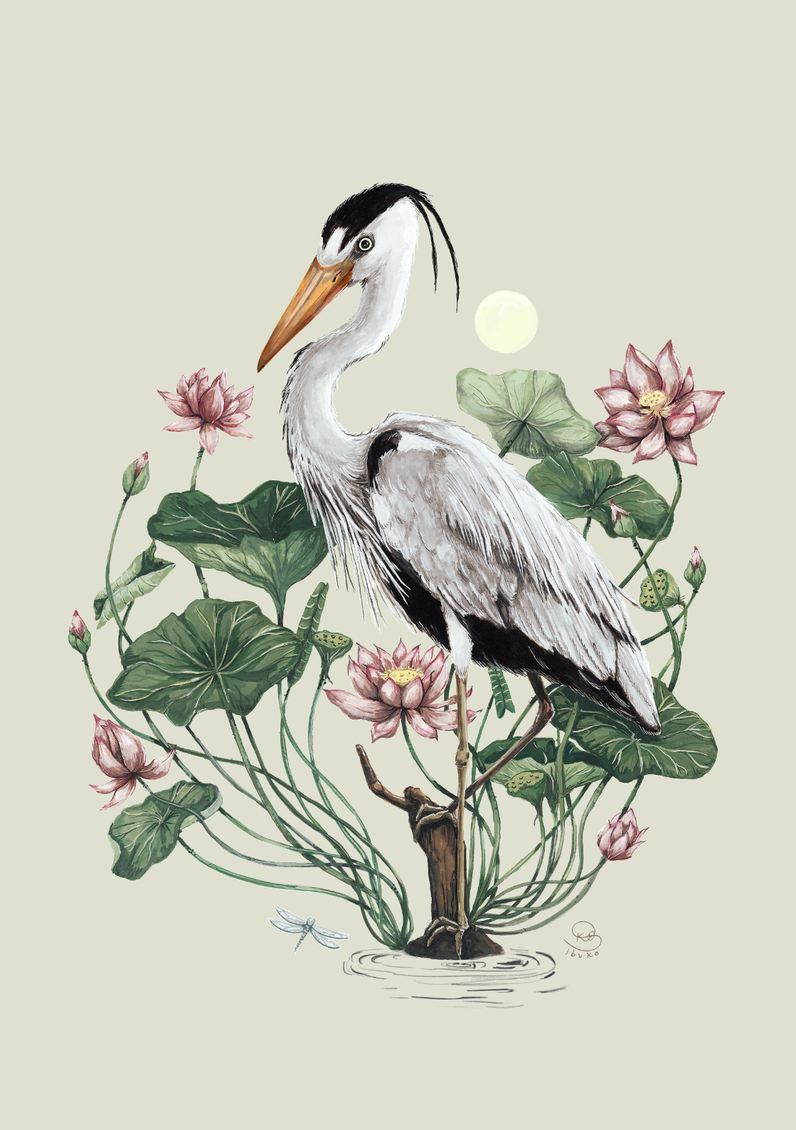 Water Bird Print